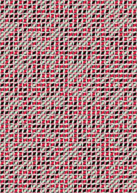 Soyut Geometrik Desen Üretken hesaplama sanatı 