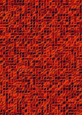 Üretken hesaplama sanatıyla soyut geometrik desen