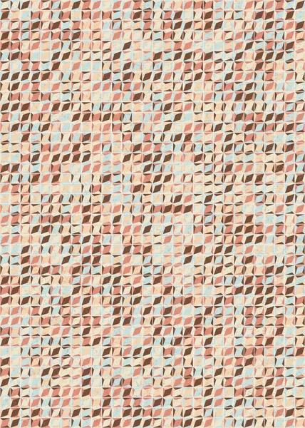 Üretken hesaplama sanatıyla soyut geometrik desen 