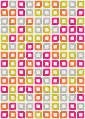 Soyut Geometrik Desen üretken hesaplama sanatı çizimi 