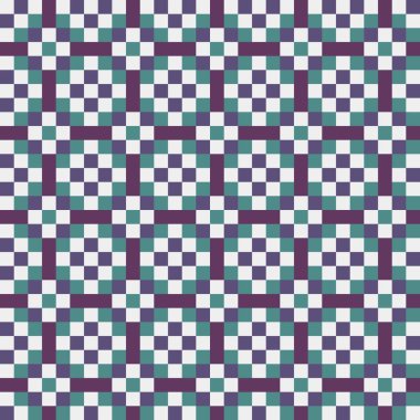 Soyut çapraz desenli üretken hesaplama sanatı çizimi