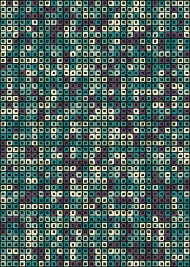 Soyut Geometrik Desen üretken hesaplama sanatı çizimi 