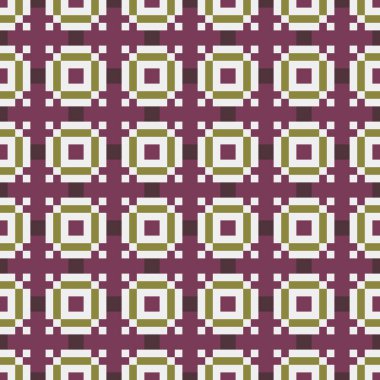 Soyut çapraz desenli üretken hesaplama sanatı çizimi