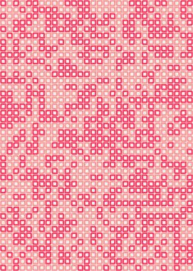 Üretken hesaplama sanatıyla soyut geometrik desen 