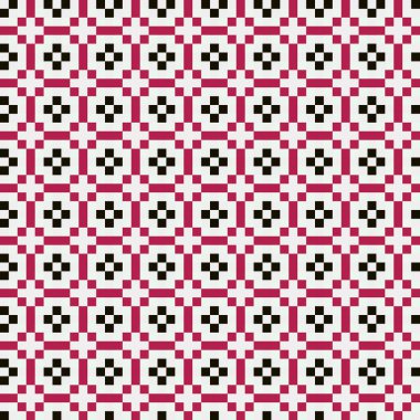 Soyut çapraz desenli üretken hesaplama sanatı çizimi