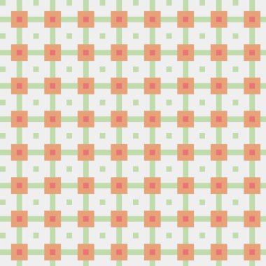 Soyut çapraz desenli üretken hesaplama sanatı çizimi