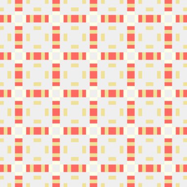 Soyut çapraz desenli üretken hesaplama sanatı çizimi