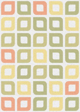 Soyut Geometrik Desen üretken hesaplama sanatı çizimi