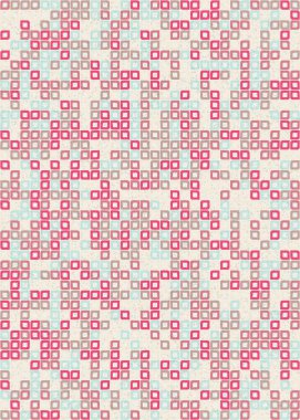 Üretken hesaplama sanatıyla soyut geometrik desen 