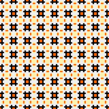 Soyut çapraz desenli üretken hesaplama sanatı çizimi