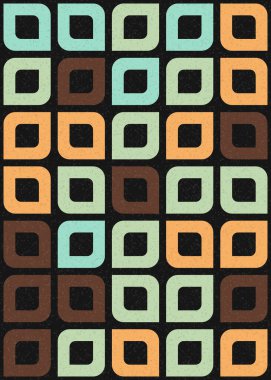 Soyut Geometrik Desen üretken hesaplama sanatı çizimi 