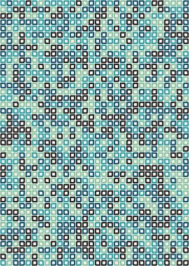 Soyut Geometrik Desen üretken hesaplama sanatı çizimi 
