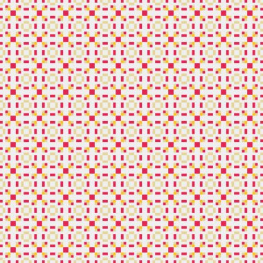 Soyut çapraz desenli üretken hesaplama sanatı çizimi