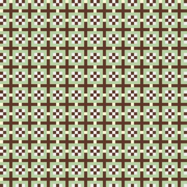 Soyut çapraz desenli üretken hesaplama sanatı çizimi