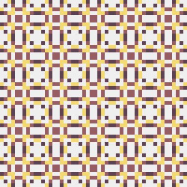 Soyut çapraz desenli üretken hesaplama sanatı çizimi