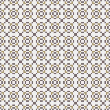 Üretken hesaplama sanatıyla soyut geometrik desen 