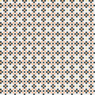 Soyut çapraz desenli üretken hesaplama sanatı çizimi