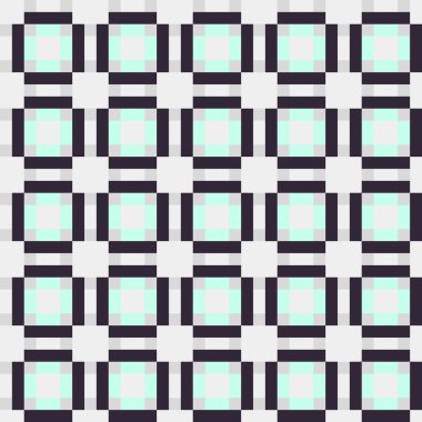 Soyut çapraz desenli üretken hesaplama sanatı çizimi