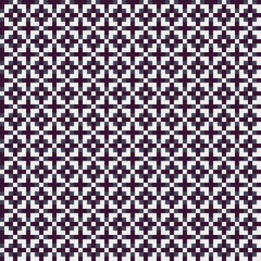 Soyut çapraz desenli üretken hesaplama sanatı çizimi