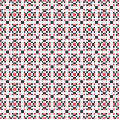 Soyut çapraz desenli üretken hesaplama sanatı çizimi