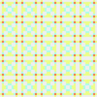 Soyut çapraz desenli üretken hesaplama sanatı çizimi