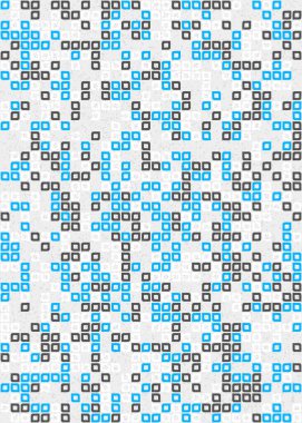 Soyut Geometrik Desen üretken hesaplama sanatı çizimi