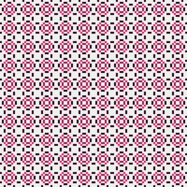 Soyut çapraz desenli üretken hesaplama sanatı çizimi