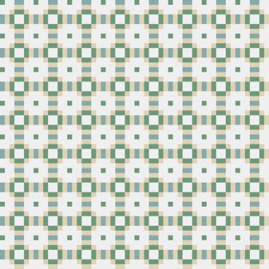 Soyut çapraz desenli üretken hesaplama sanatı çizimi