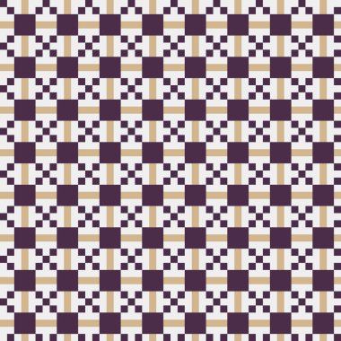 Soyut çapraz desenli üretken hesaplama sanatı çizimi