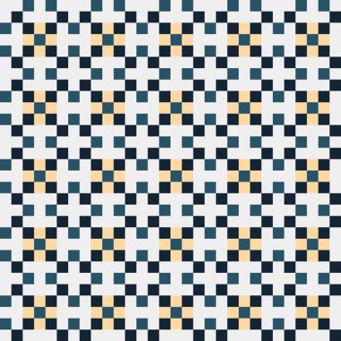 Soyut çapraz desenli üretken hesaplama sanatı çizimi