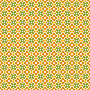 Soyut çapraz desenli üretken hesaplama sanatı çizimi