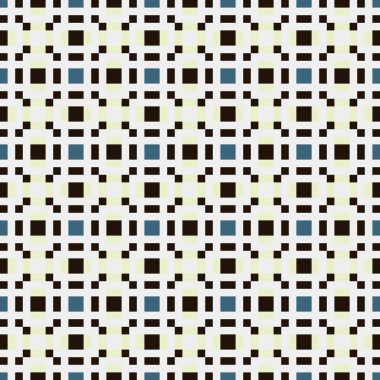 Soyut çapraz desenli üretken hesaplama sanatı çizimi