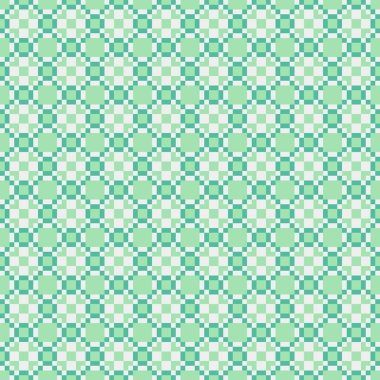 Soyut çapraz desenli üretken hesaplama sanatı çizimi