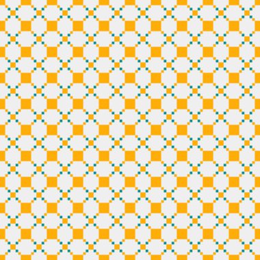 Soyut çapraz desenli üretken hesaplama sanatı çizimi