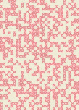 Soyut Geometrik Desen üretken hesaplama sanatı çizimi 