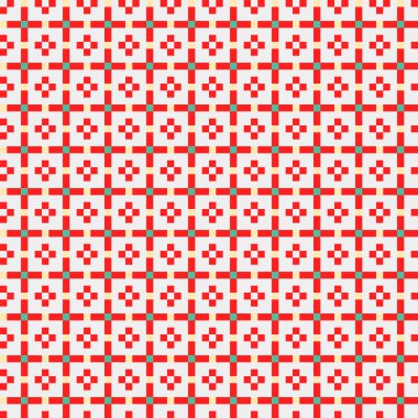 Soyut çapraz desenli üretken hesaplama sanatı çizimi