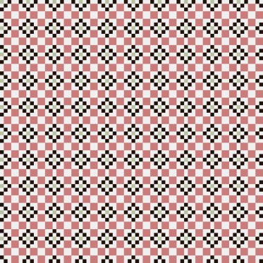 Soyut çapraz desenli üretken hesaplama sanatı çizimi