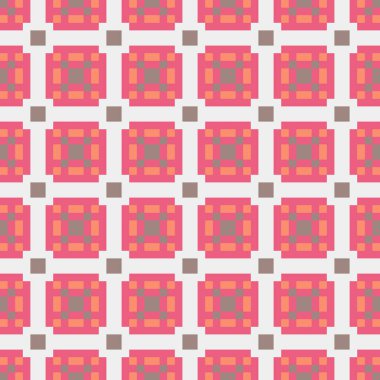 Soyut çapraz desenli üretken hesaplama sanatı çizimi