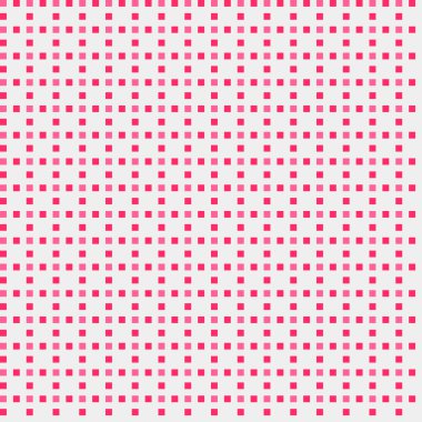 Soyut çapraz desenli üretken hesaplama sanatı çizimi