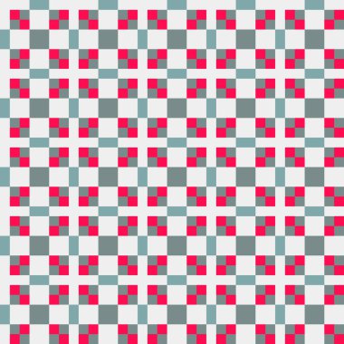 Soyut çapraz desenli üretken hesaplama sanatı çizimi