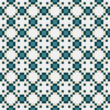 Soyut çapraz desenli üretken hesaplama sanatı çizimi