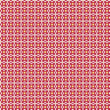 Soyut çapraz desenli üretken hesaplama sanatı çizimi