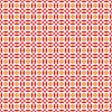 Soyut çapraz desenli üretken hesaplama sanatı çizimi