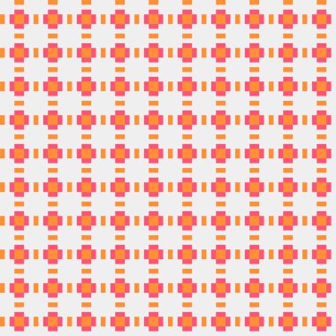 Soyut çapraz desenli üretken hesaplama sanatı çizimi