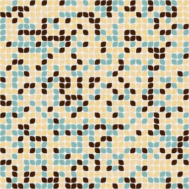 Üretken hesaplama sanatıyla soyut geometrik desen