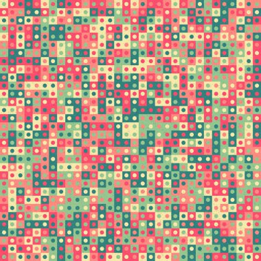 Soyut Geometrik Desen üretken hesaplama sanatı çizimi 