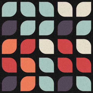 Soyut Geometrik Desen üretken hesaplama sanatı çizimi