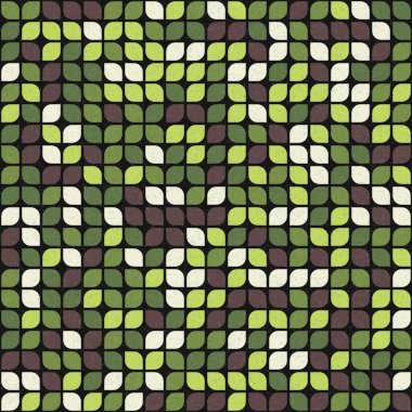 Soyut Geometrik Desen üretken hesaplama sanatı çizimi 