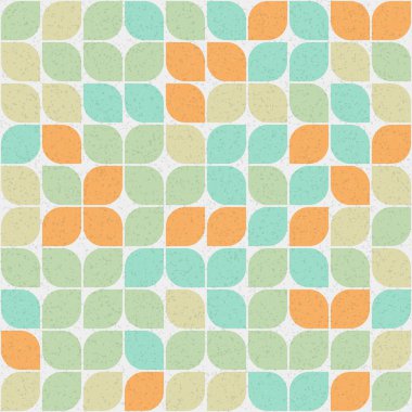 Üretken hesaplama sanatıyla soyut geometrik desen 