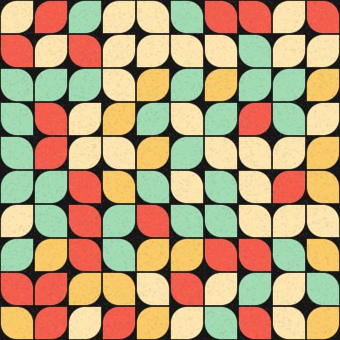 Soyut Geometrik Desen üretken hesaplama sanatı çizimi 